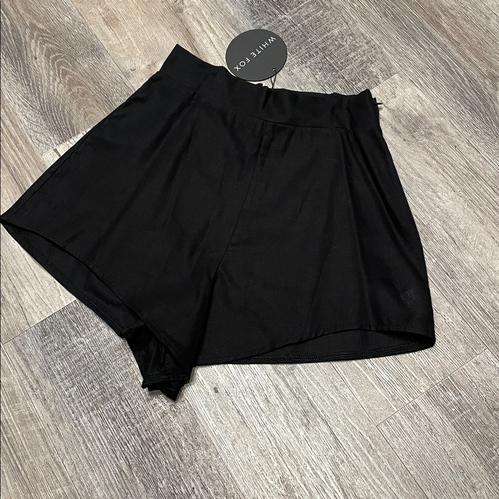 White fox-  stay a while high waisted sexy shorts